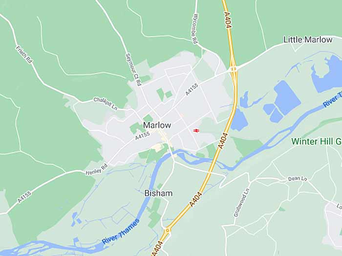 google map of marlow